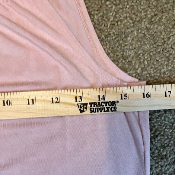 Democracy Layered Lace Dusty Pink Blouse size M - Picture 9 of 16